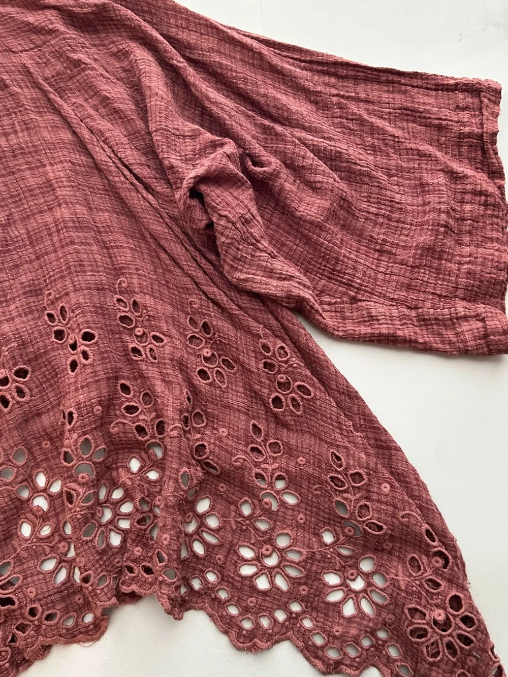 Free People Amira Wrap in Washed Mauve - Size M/L